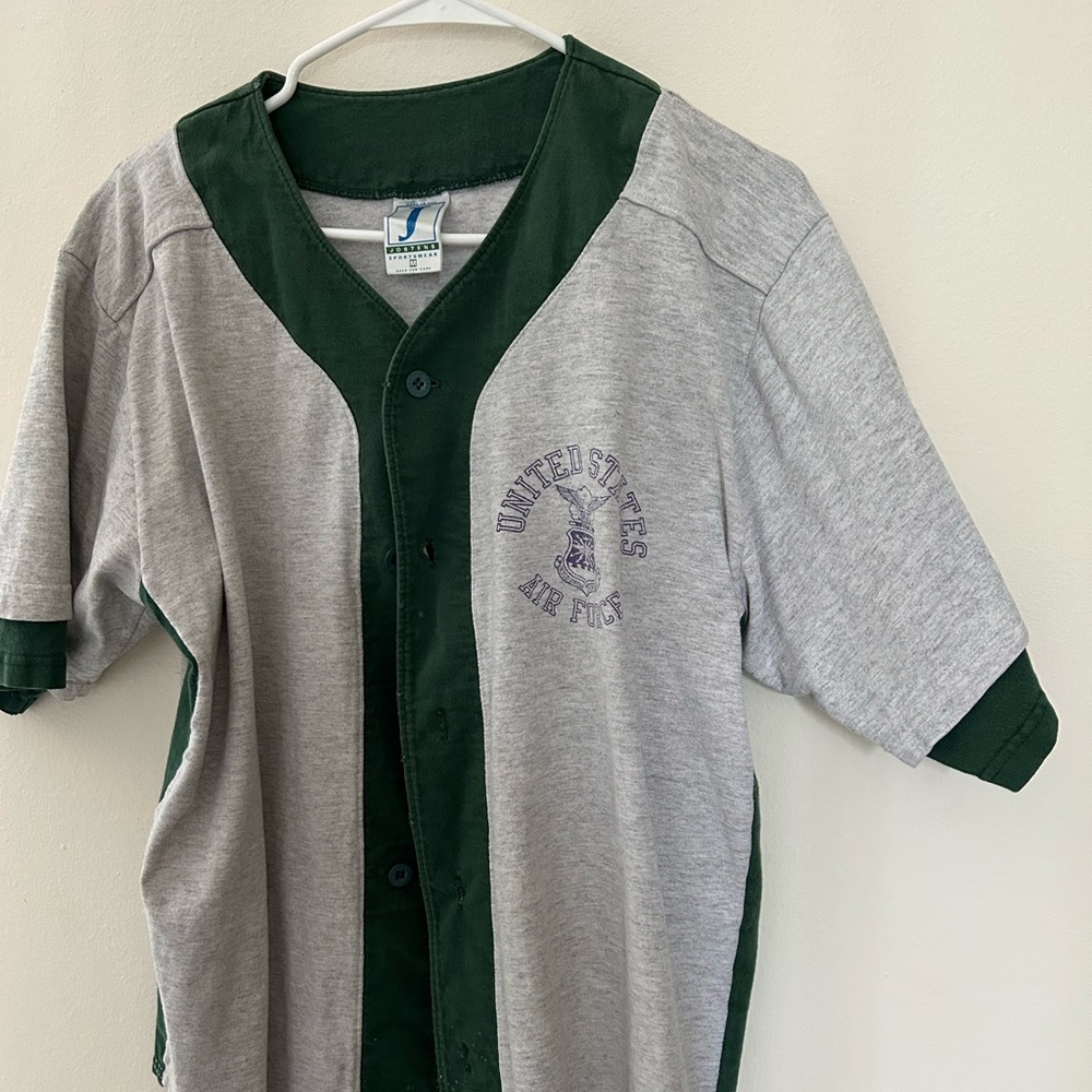 Vintage Air Force Button Up Thick Tee